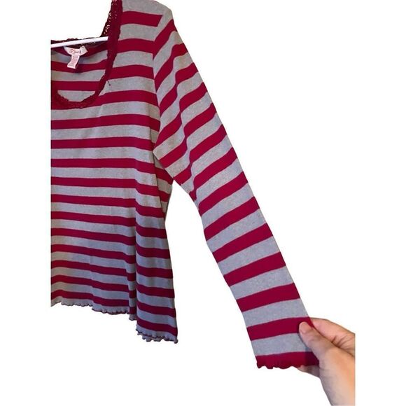 Lena Lace Trimmed LS Sleep Top 18/20 - Picture 2 of 7